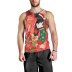 Black Cockatoo Christmas Australia Men Tank Top Aussie Xmas Sock Coquette Bow