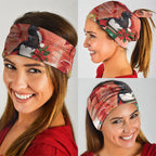 Black Cockatoo Christmas Australia Neck Gaiter Aussie Xmas Sock Coquette Bow