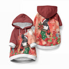 Black Cockatoo Christmas Australia Pet Hoodie Aussie Xmas Sock Coquette Bow
