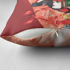 Black Cockatoo Christmas Australia Pillow Cover Aussie Xmas Sock Coquette Bow