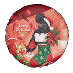 Black Cockatoo Christmas Australia Spare Tire Cover Aussie Xmas Sock Coquette Bow
