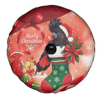 Black Cockatoo Christmas Australia Spare Tire Cover Aussie Xmas Sock Coquette Bow