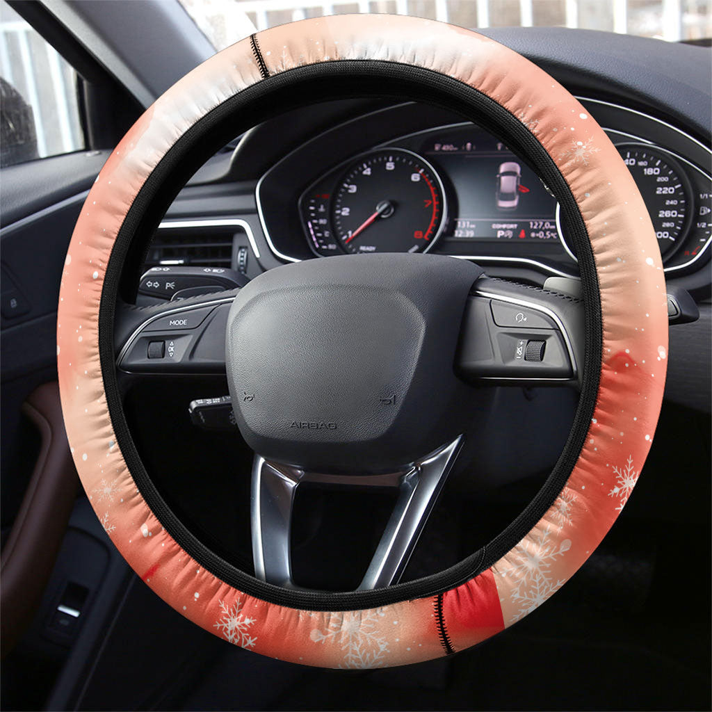 Black Cockatoo Christmas Australia Steering Wheel Cover Aussie Xmas Sock Coquette Bow