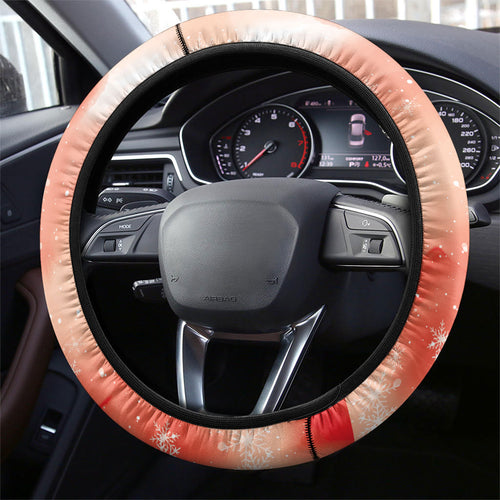 Black Cockatoo Christmas Australia Steering Wheel Cover Aussie Xmas Sock Coquette Bow