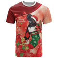 Black Cockatoo Christmas Australia T Shirt Aussie Xmas Sock Coquette Bow