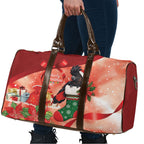 Black Cockatoo Christmas Australia Travel Bag Aussie Xmas Sock Coquette Bow