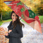Black Cockatoo Christmas Australia Umbrella Aussie Xmas Sock Coquette Bow