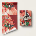 Black Cockatoo Christmas Australia Wrapping Paper Aussie Xmas Sock Coquette Bow