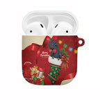 Palm Cockatoo Christmas Australia AirPods Case Aussie Xmas Sock Coquette Bow