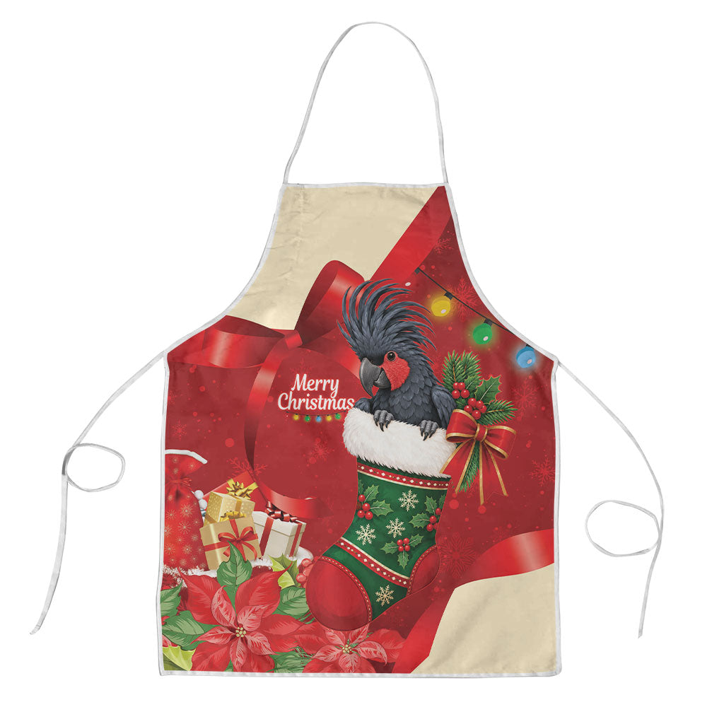 Palm Cockatoo Christmas Australia Apron Aussie Xmas Sock Coquette Bow