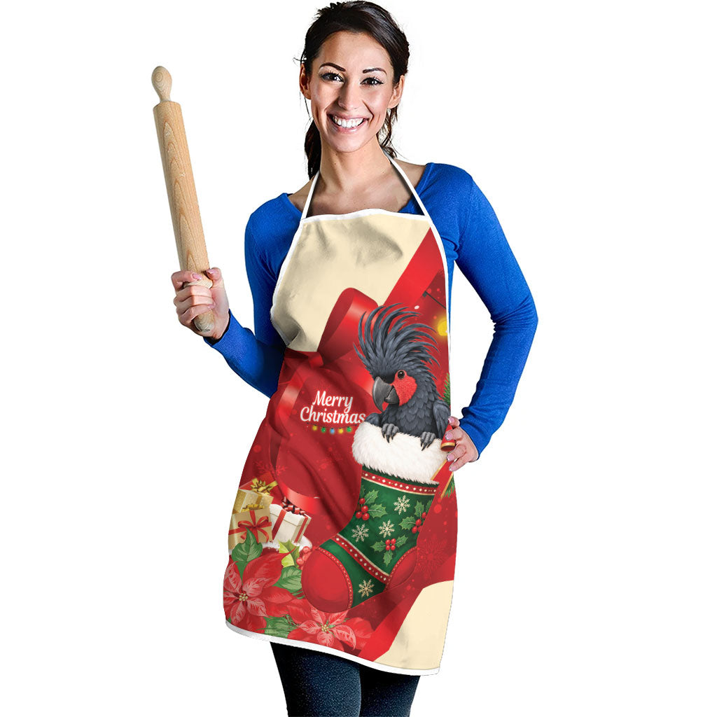 Palm Cockatoo Christmas Australia Apron Aussie Xmas Sock Coquette Bow
