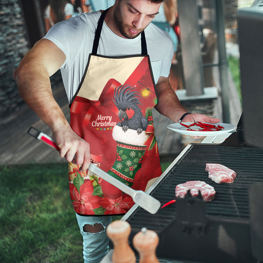 Palm Cockatoo Christmas Australia Apron Aussie Xmas Sock Coquette Bow