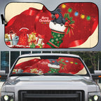 Palm Cockatoo Christmas Australia Auto Sun Shade Aussie Xmas Sock Coquette Bow