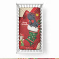 Palm Cockatoo Christmas Australia Baby Bed Cover Aussie Xmas Sock Coquette Bow