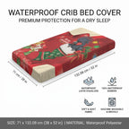 Palm Cockatoo Christmas Australia Baby Bed Cover Aussie Xmas Sock Coquette Bow