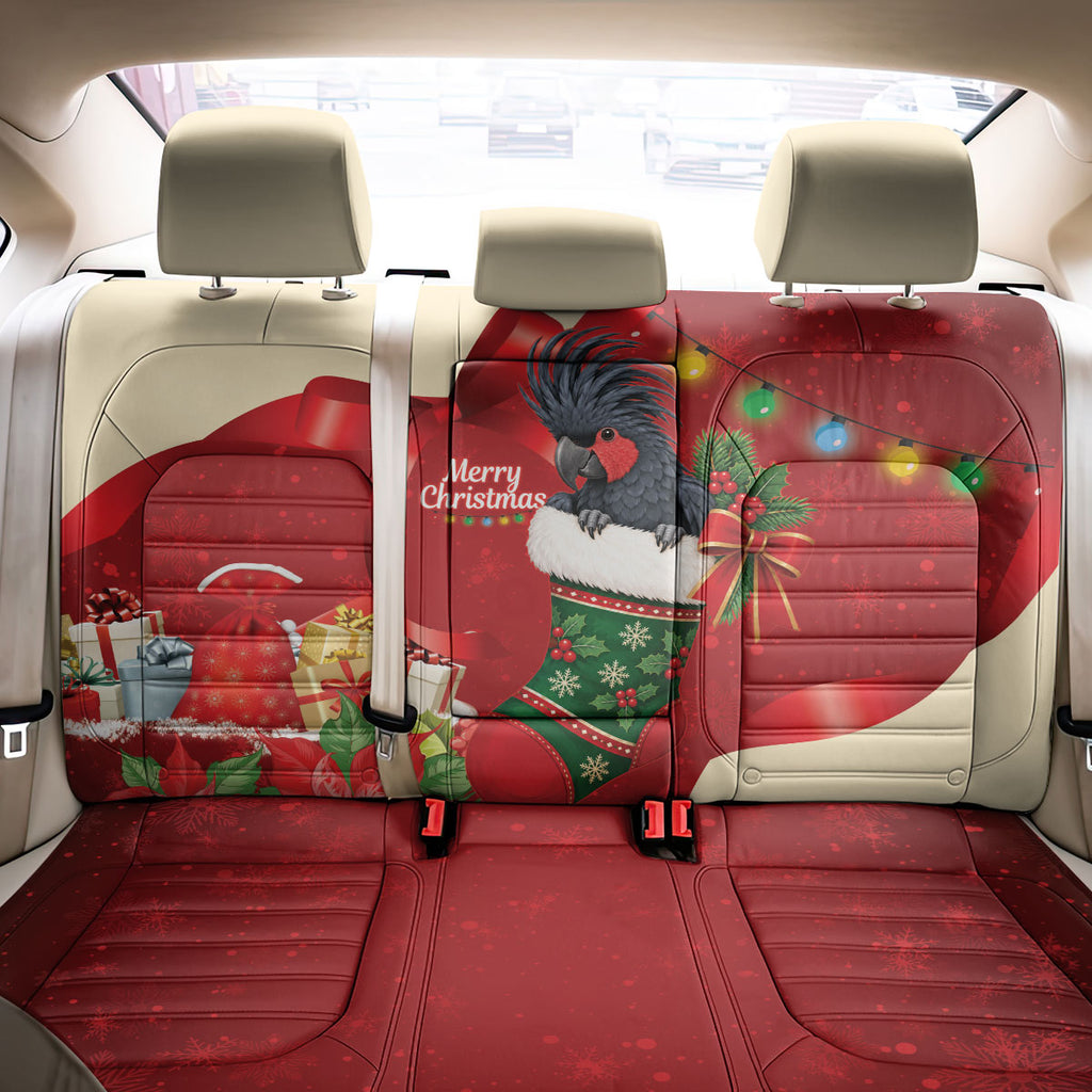 Palm Cockatoo Christmas Australia Back Car Seat Cover Aussie Xmas Sock Coquette Bow