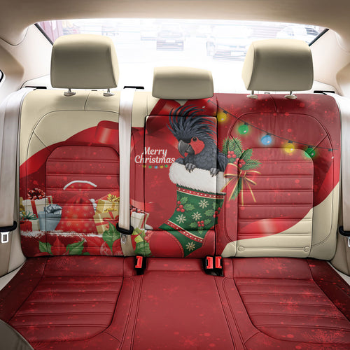 Palm Cockatoo Christmas Australia Back Car Seat Cover Aussie Xmas Sock Coquette Bow