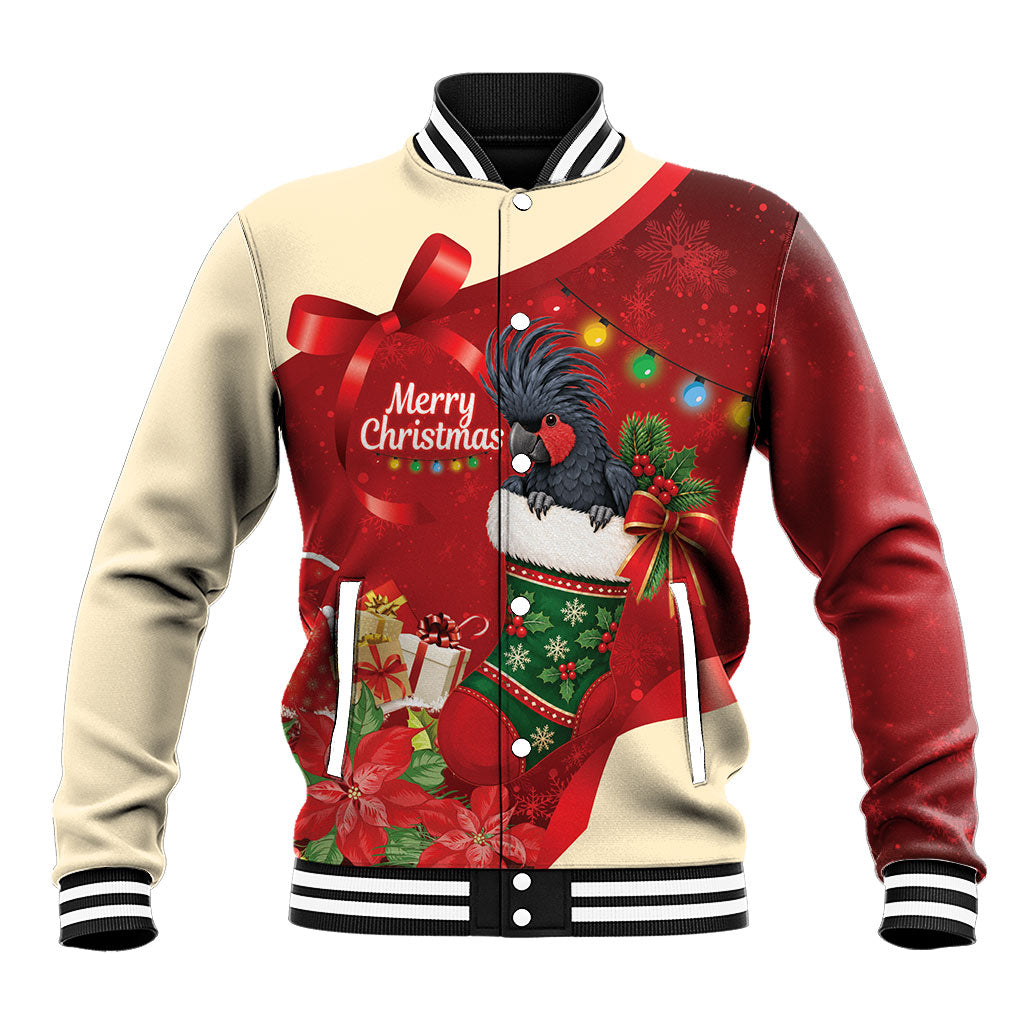 Palm Cockatoo Christmas Australia Baseball Jacket Aussie Xmas Sock Coquette Bow