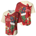 Palm Cockatoo Christmas Australia Baseball Jersey Aussie Xmas Sock Coquette Bow