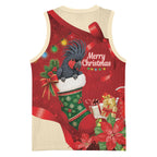 Palm Cockatoo Christmas Australia Basketball Jersey Aussie Xmas Sock Coquette Bow