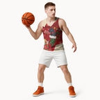 Palm Cockatoo Christmas Australia Basketball Jersey Aussie Xmas Sock Coquette Bow