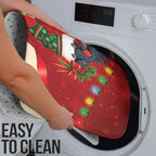 Palm Cockatoo Christmas Australia Bathroom Set Aussie Xmas Sock Coquette Bow