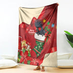 Palm Cockatoo Christmas Australia Blanket Aussie Xmas Sock Coquette Bow