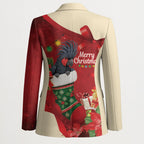 Palm Cockatoo Christmas Australia Blazer Aussie Xmas Sock Coquette Bow