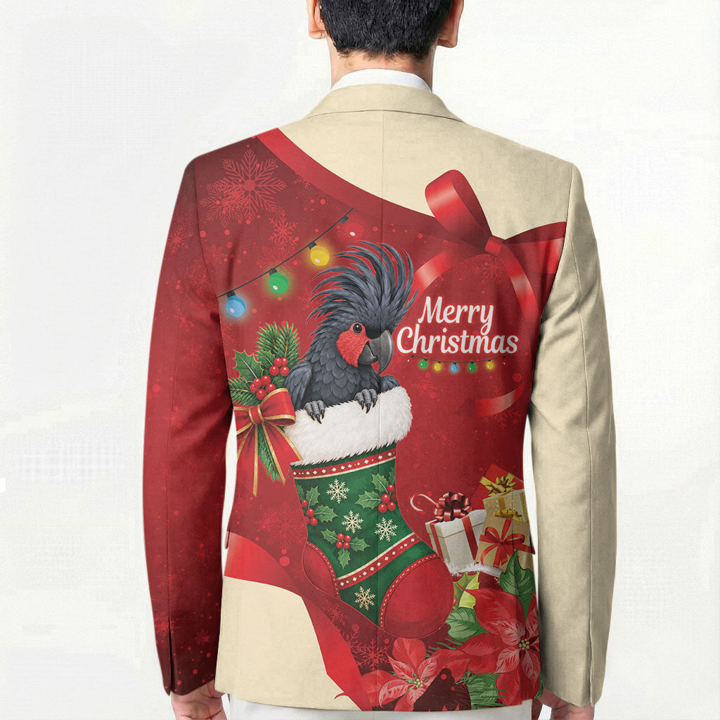 Palm Cockatoo Christmas Australia Blazer Aussie Xmas Sock Coquette Bow
