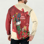 Palm Cockatoo Christmas Australia Button Sweatshirt Aussie Xmas Sock Coquette Bow