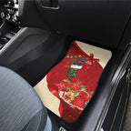 Palm Cockatoo Christmas Australia Car Mats Aussie Xmas Sock Coquette Bow