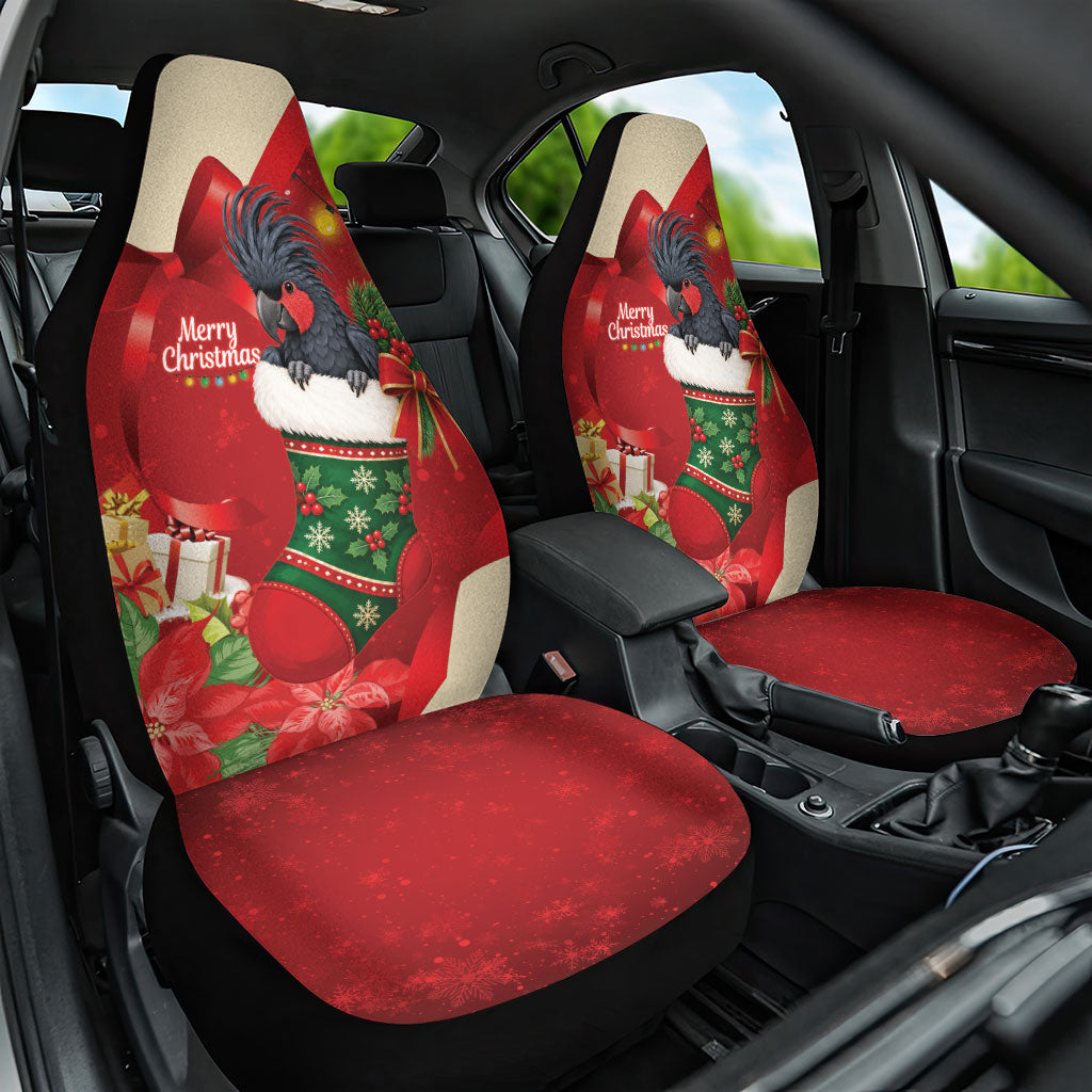 Palm Cockatoo Christmas Australia Car Seat Cover Aussie Xmas Sock Coquette Bow