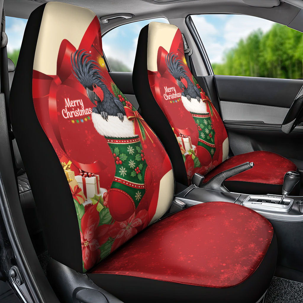 Palm Cockatoo Christmas Australia Car Seat Cover Aussie Xmas Sock Coquette Bow