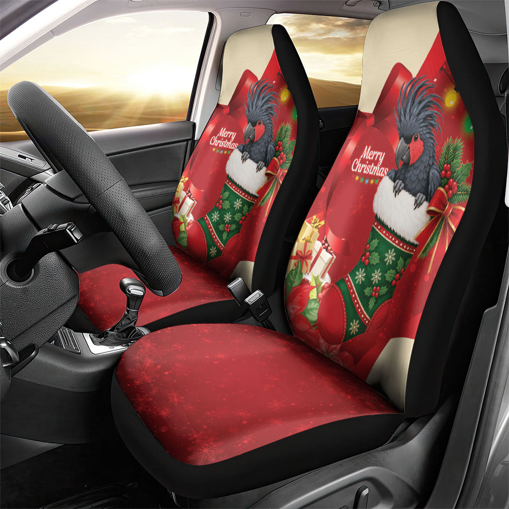 Palm Cockatoo Christmas Australia Car Seat Cover Aussie Xmas Sock Coquette Bow