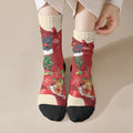 Palm Cockatoo Christmas Australia Crew Socks Aussie Xmas Sock Coquette Bow
