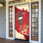 Palm Cockatoo Christmas Australia Door Cover Aussie Xmas Sock Coquette Bow