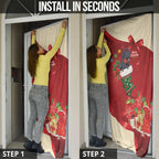 Palm Cockatoo Christmas Australia Door Cover Aussie Xmas Sock Coquette Bow