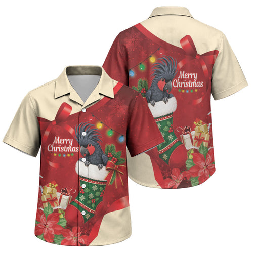 Palm Cockatoo Christmas Australia Family Matching Tank Maxi Dress and Hawaiian Shirt Aussie Xmas Sock Coquette Bow