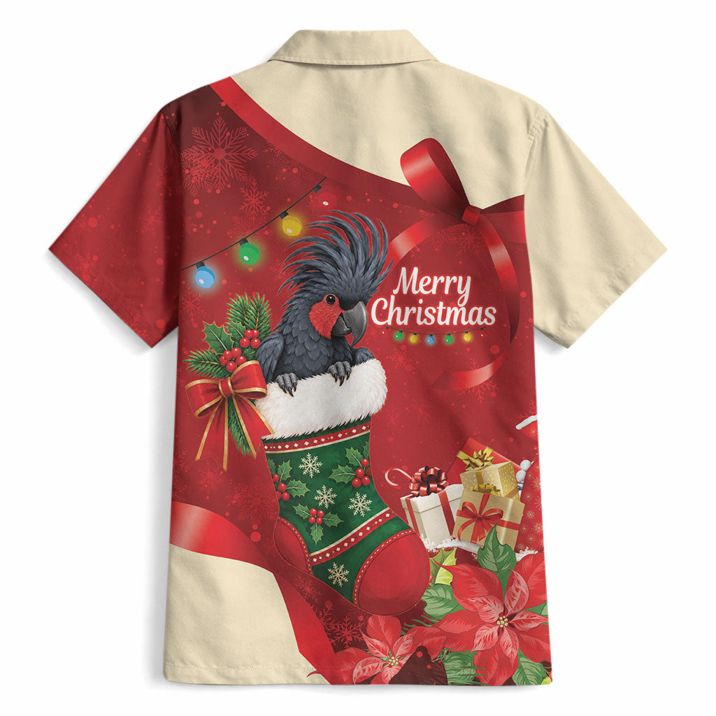 Palm Cockatoo Christmas Australia Hawaiian Shirt Aussie Xmas Sock Coquette Bow