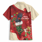Palm Cockatoo Christmas Australia Hawaiian Shirt Aussie Xmas Sock Coquette Bow