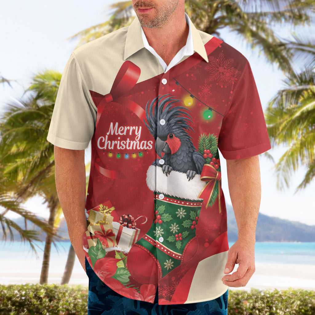 Palm Cockatoo Christmas Australia Hawaiian Shirt Aussie Xmas Sock Coquette Bow