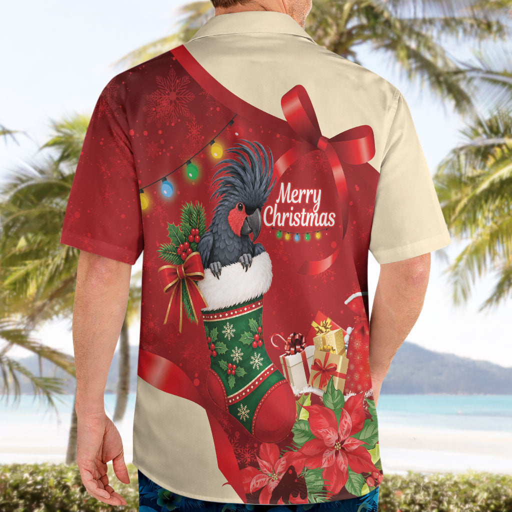 Palm Cockatoo Christmas Australia Hawaiian Shirt Aussie Xmas Sock Coquette Bow