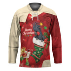 Palm Cockatoo Christmas Australia Hockey Jersey Aussie Xmas Sock Coquette Bow