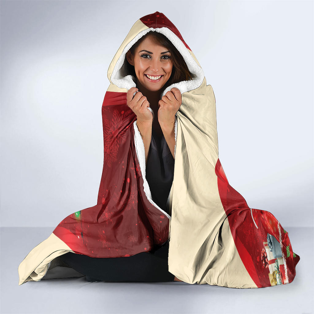 Palm Cockatoo Christmas Australia Hooded Blanket Aussie Xmas Sock Coquette Bow