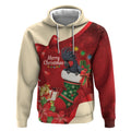 Palm Cockatoo Christmas Australia Hoodie Aussie Xmas Sock Coquette Bow