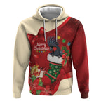 Palm Cockatoo Christmas Australia Hoodie Aussie Xmas Sock Coquette Bow