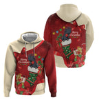 Palm Cockatoo Christmas Australia Hoodie Aussie Xmas Sock Coquette Bow