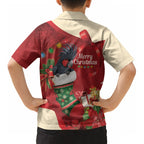 Palm Cockatoo Christmas Australia Kid Hawaiian Shirt Aussie Xmas Sock Coquette Bow