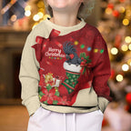 Palm Cockatoo Christmas Australia Kid Ugly Christmas Sweater Aussie Xmas Sock Coquette Bow