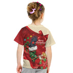 Palm Cockatoo Christmas Australia Kid T Shirt Aussie Xmas Sock Coquette Bow